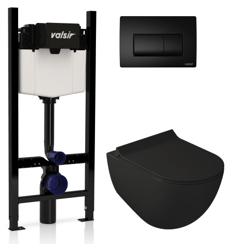 Комплект унитаза с инсталляцией VALSIR KIT VSBM 7317NEMT Slim